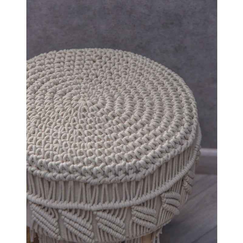 Kaahira Macrame Stool