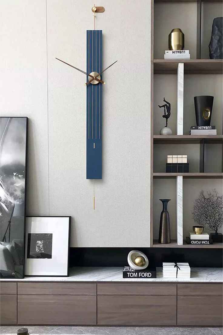 Abstract Wall Clock(Grey)
