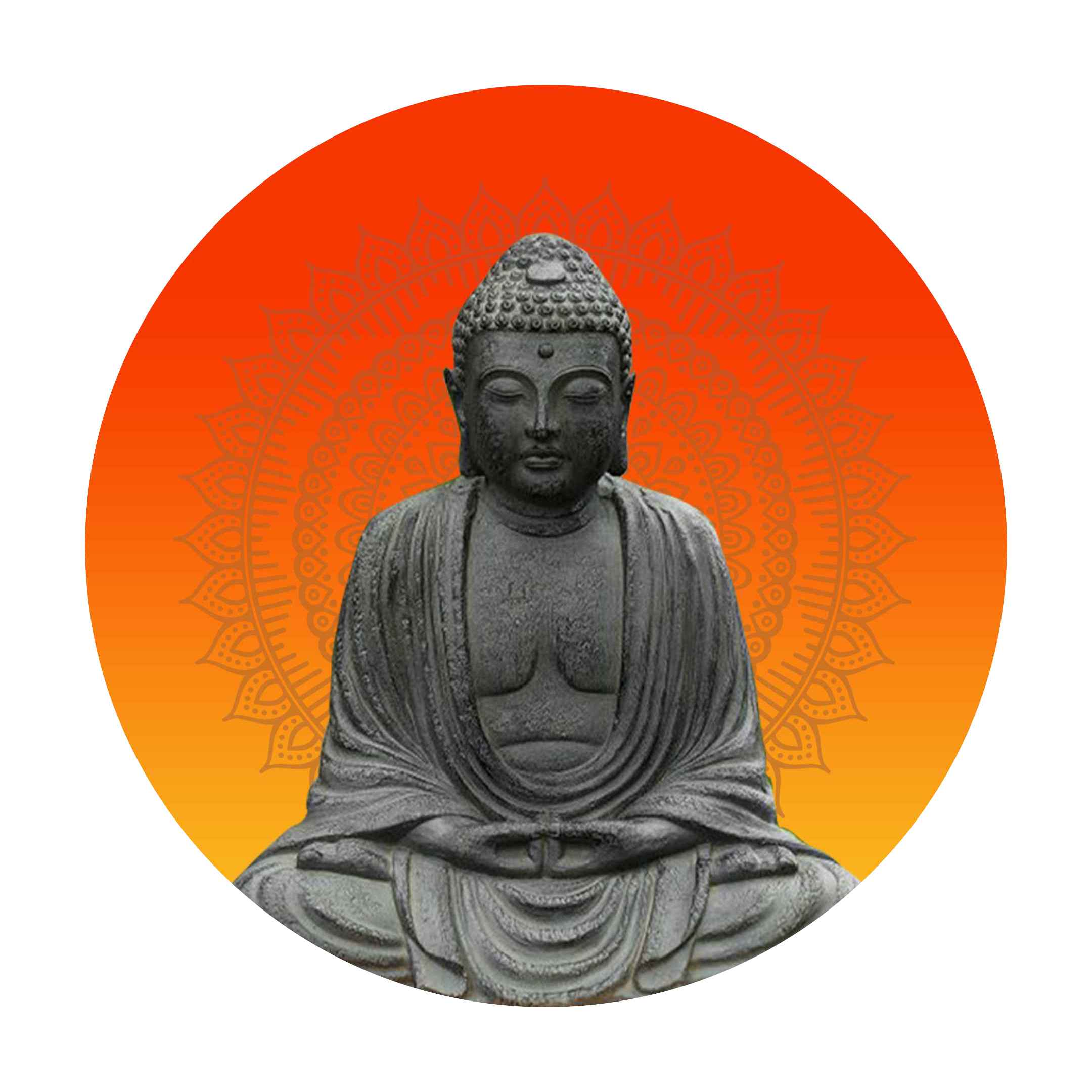 Mirror Polished - Meditating Buddha