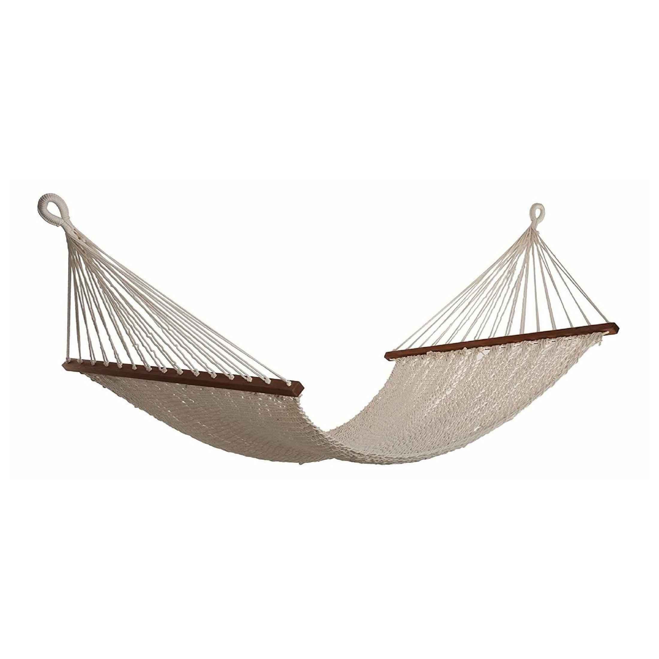 Hangit Ocean blue extra wide Brazilian Canvas Hammock in a bag