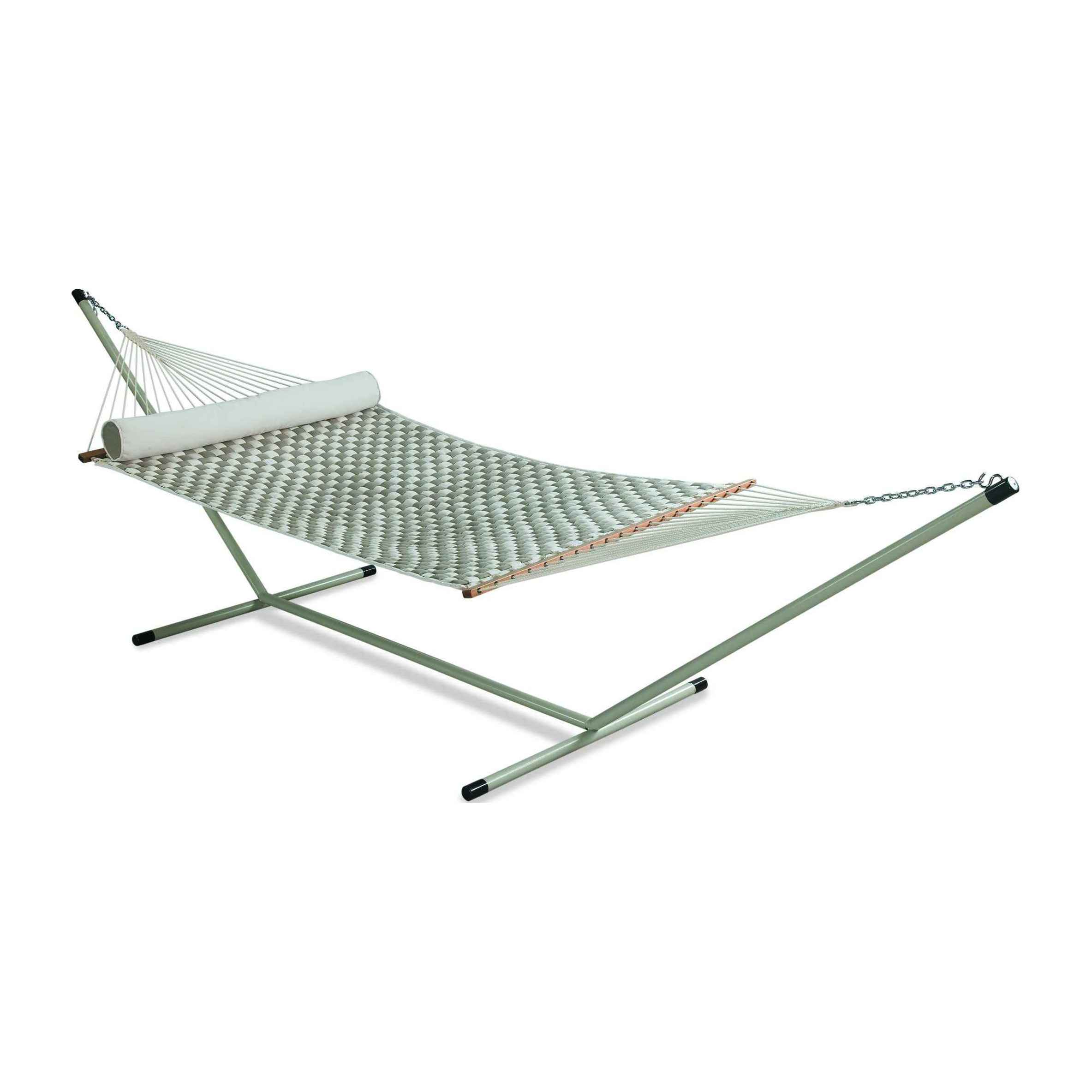 Hangit Garden Green extra wide Brazilian Canvas Hammock in a bag