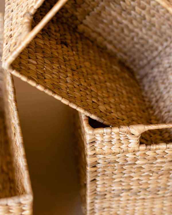 Rectangular Wicker Nesting Baskets