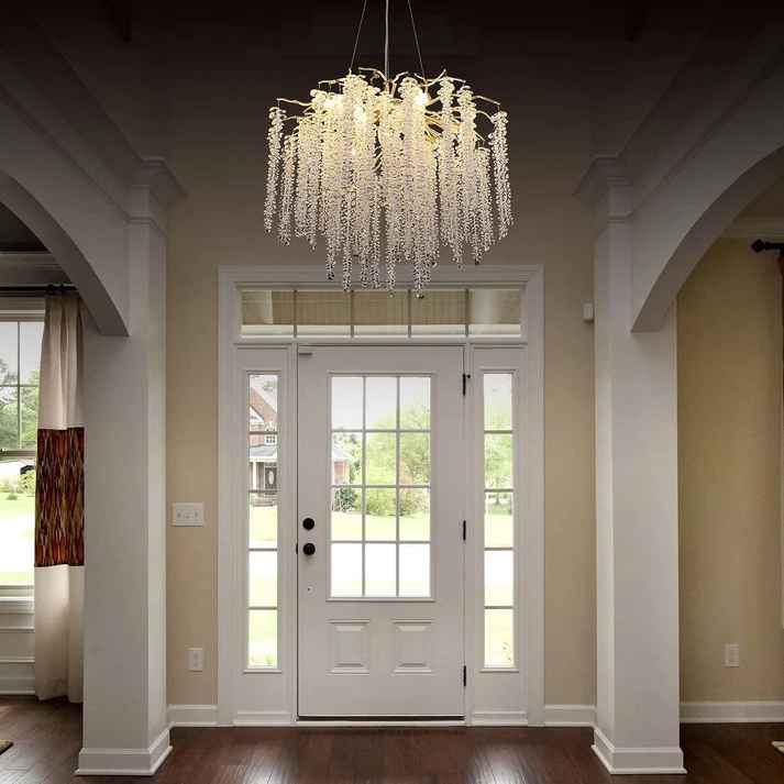 Modern Crystal Tree Branch Chandelier