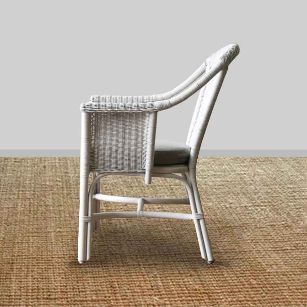 Hampton Woven Chair - White