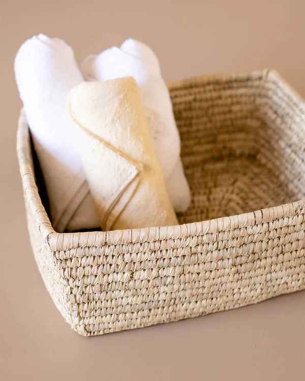 Wicker Rectangular Storage Basket