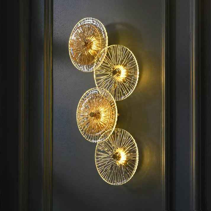 Golden Wall Art Lamp