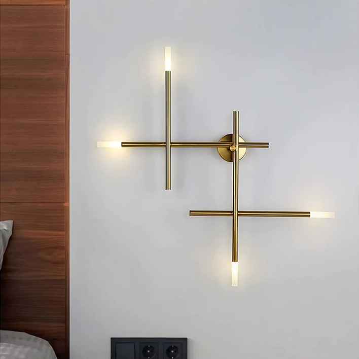 4 Led Electroplated Wall Art Light