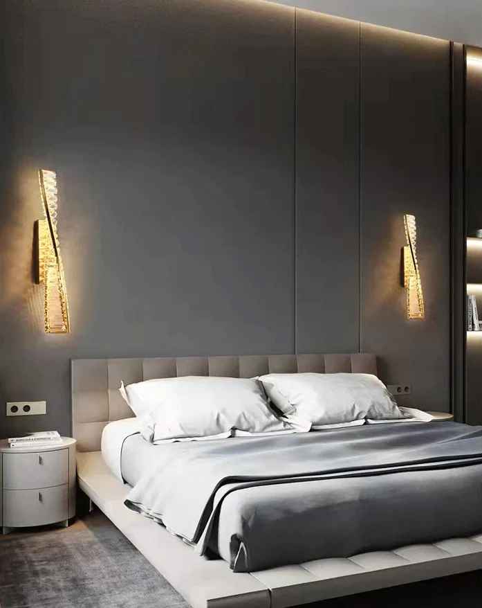 Long Led Glass Wall Light