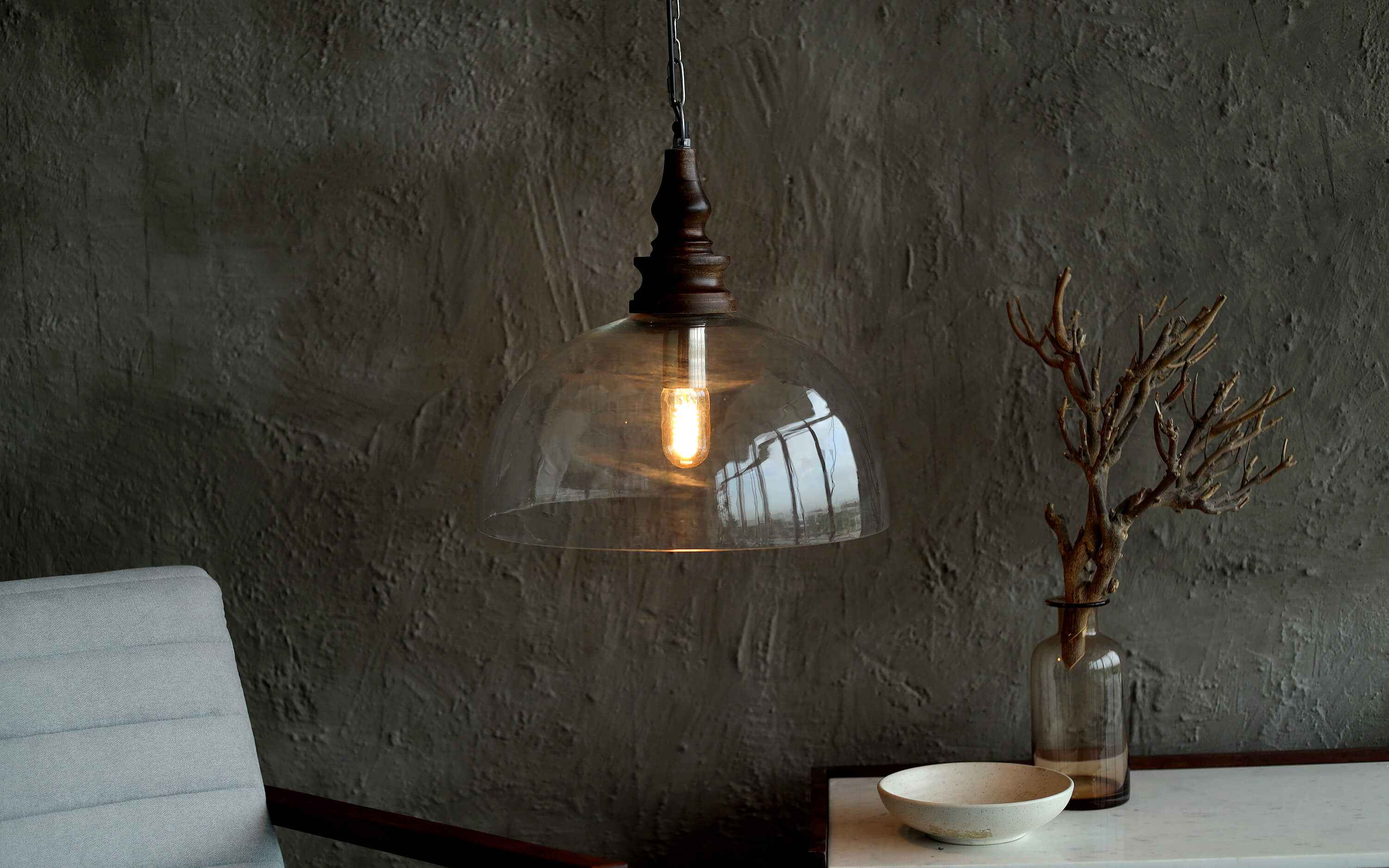 Kunshu Sphere Hanging Lamp