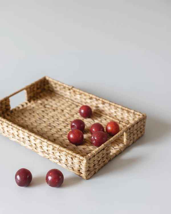 Rectangular Wicker Tray