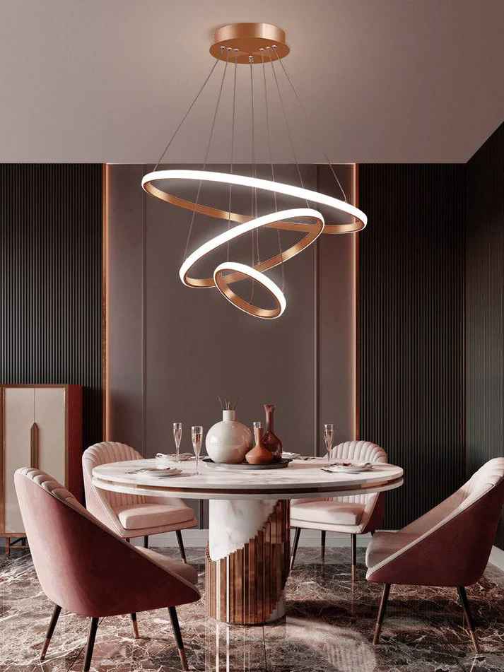 3 Ring Modern Led Chandelier