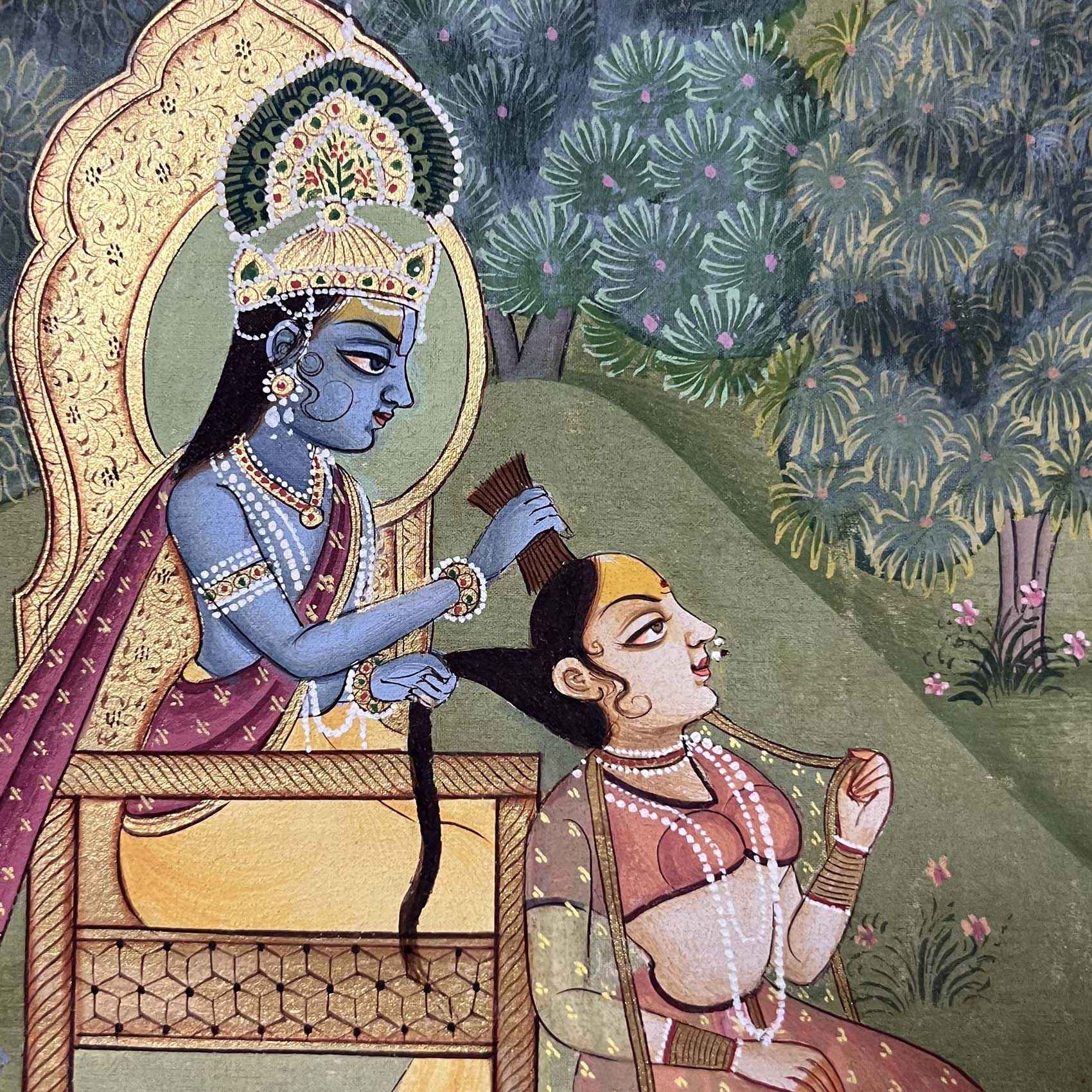 Shrinathji & Krishna