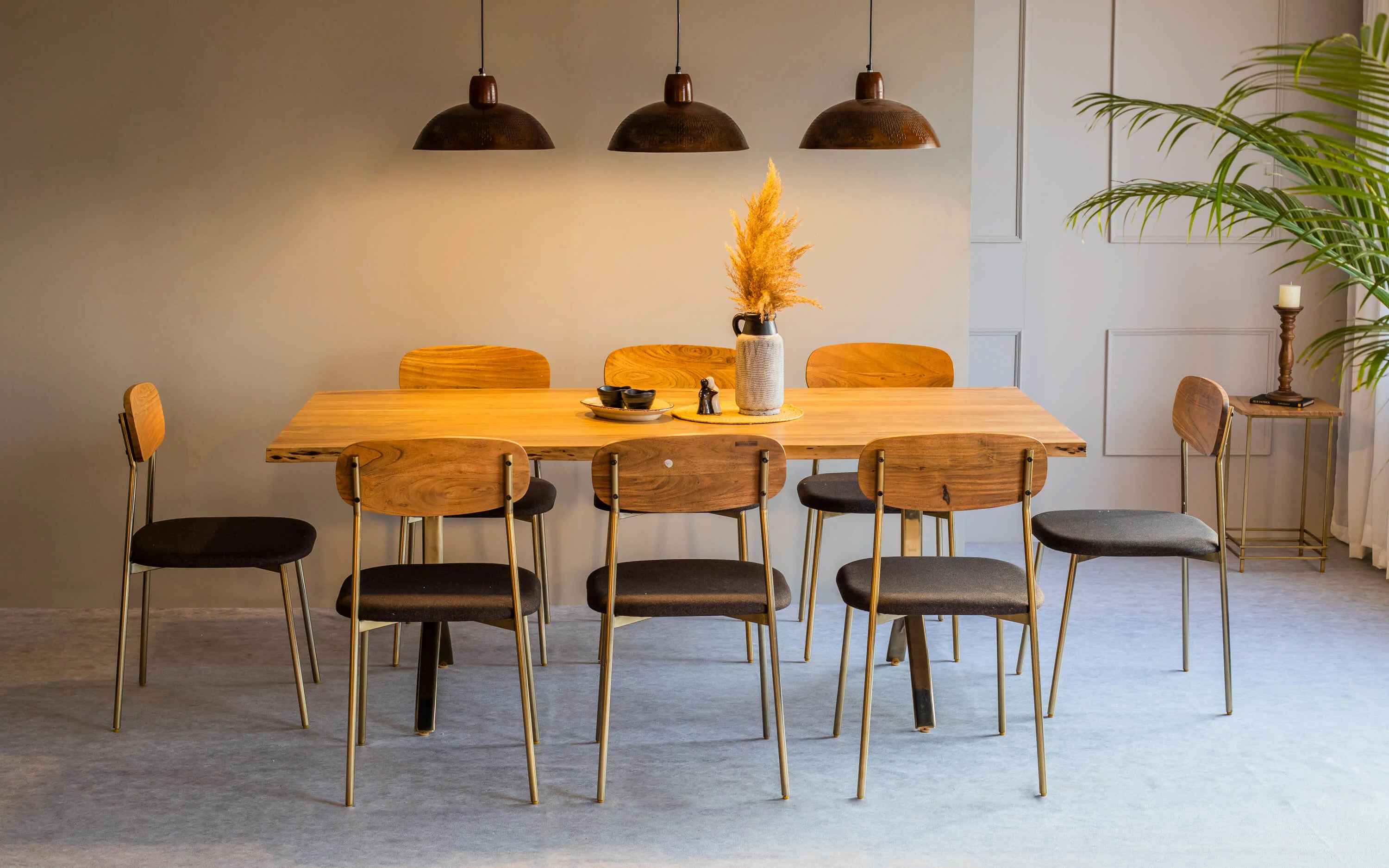 Yoho Dining Table With 8 Chairs