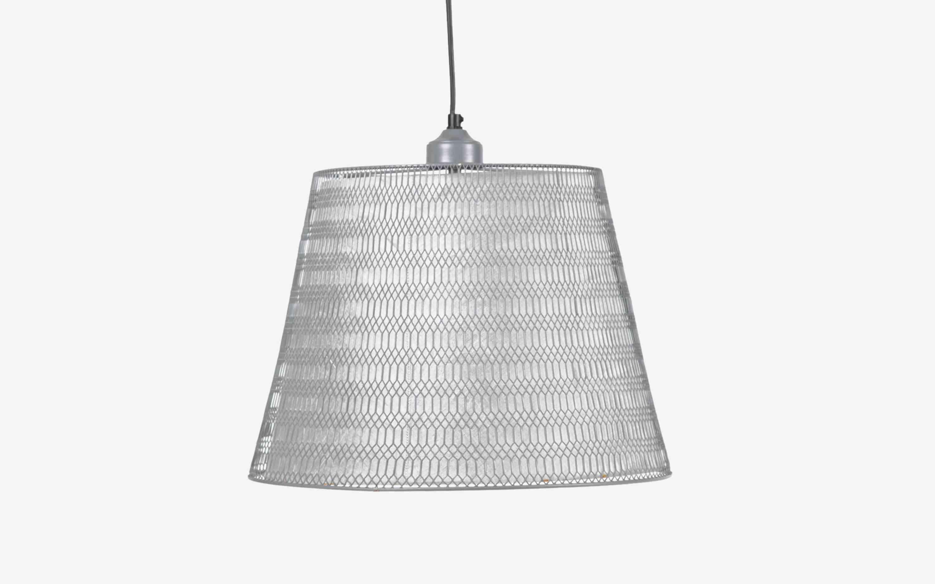 Rhombus Hanging Lamp Grey