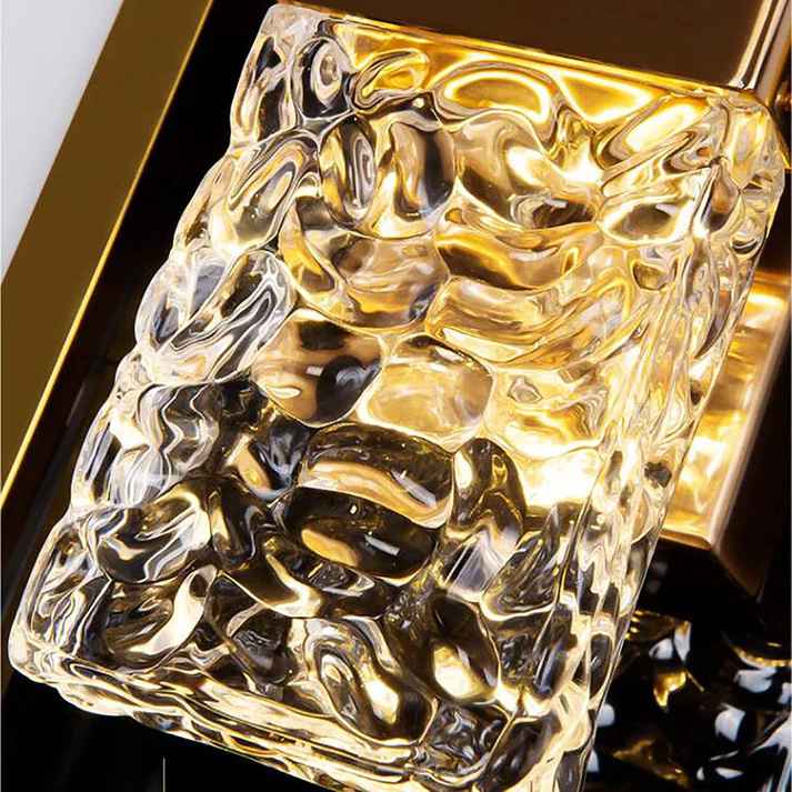 Rectangle Crystal Wall Sconce