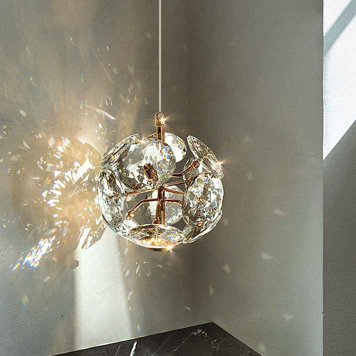 Crystal Ball Pendant Lamp