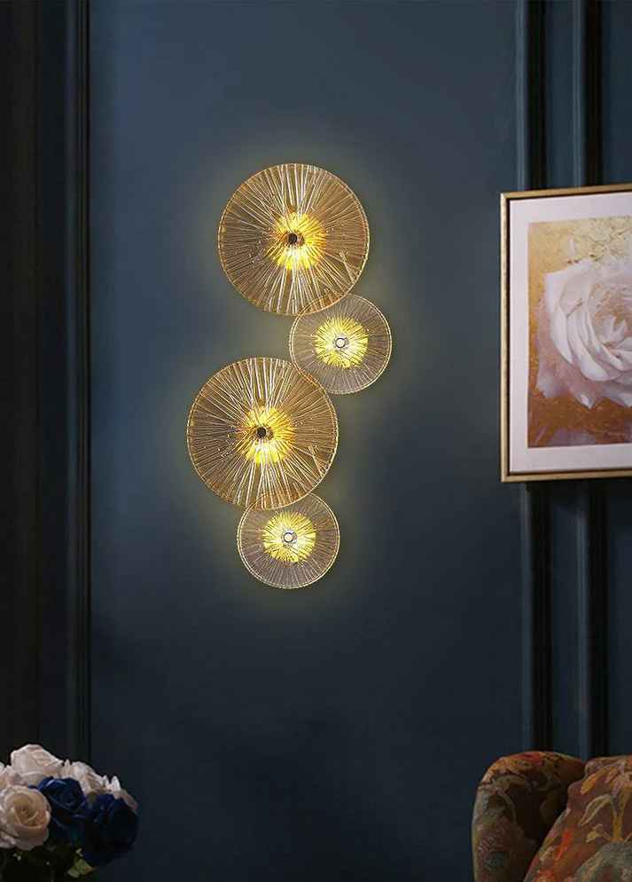 Golden Wall Art Lamp