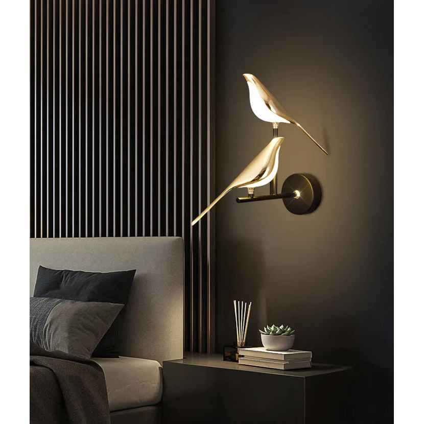 2 Bird Wall Light