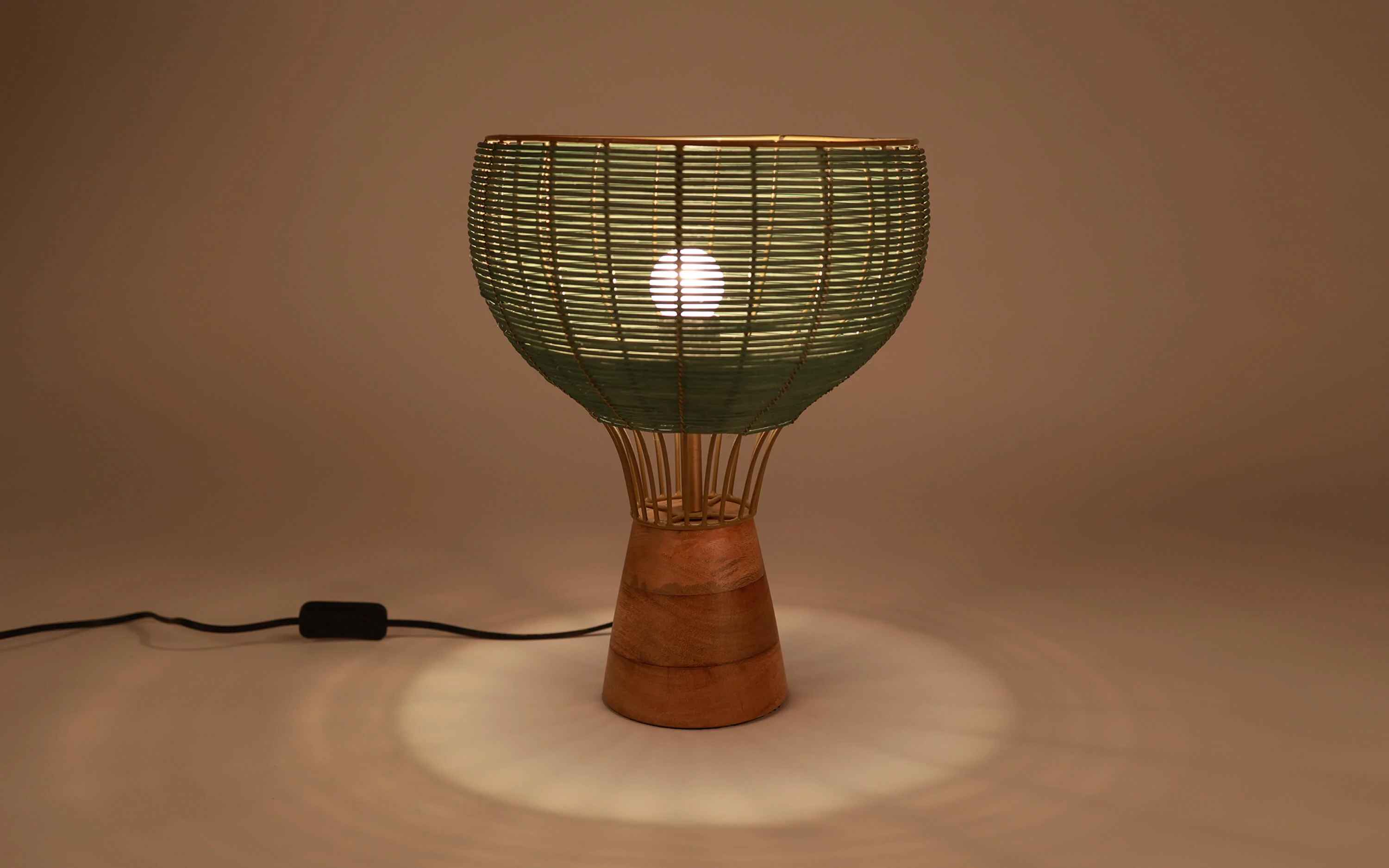 Henka Green Table Lamp