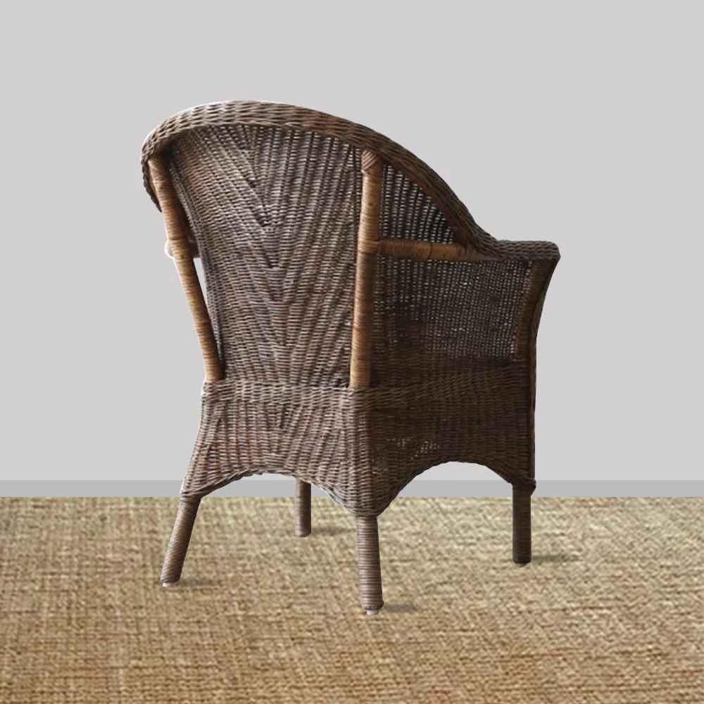 Santorini Woven Chair - Brown Wash