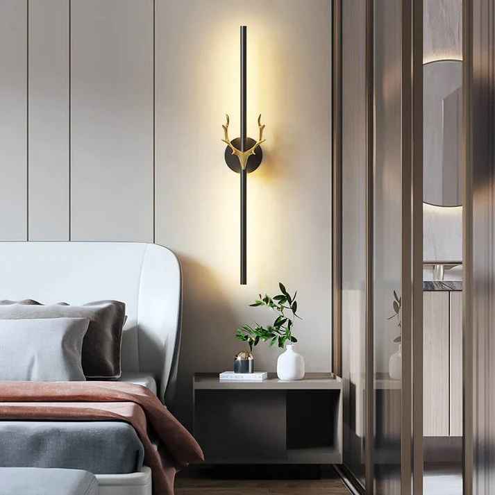 Modern Long Deer Led Wall Lamp