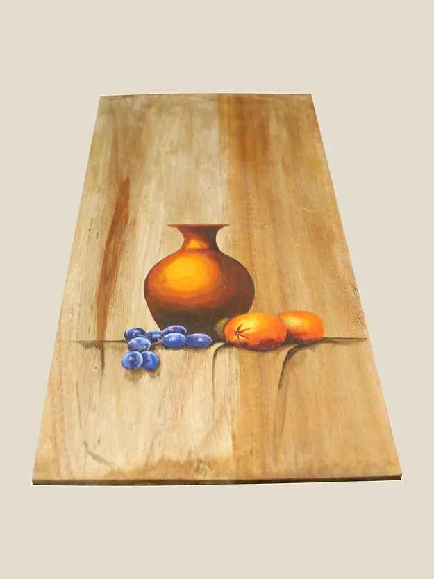 Vase With Fruits Painting