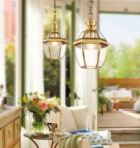 1 Light Vintage Pendant