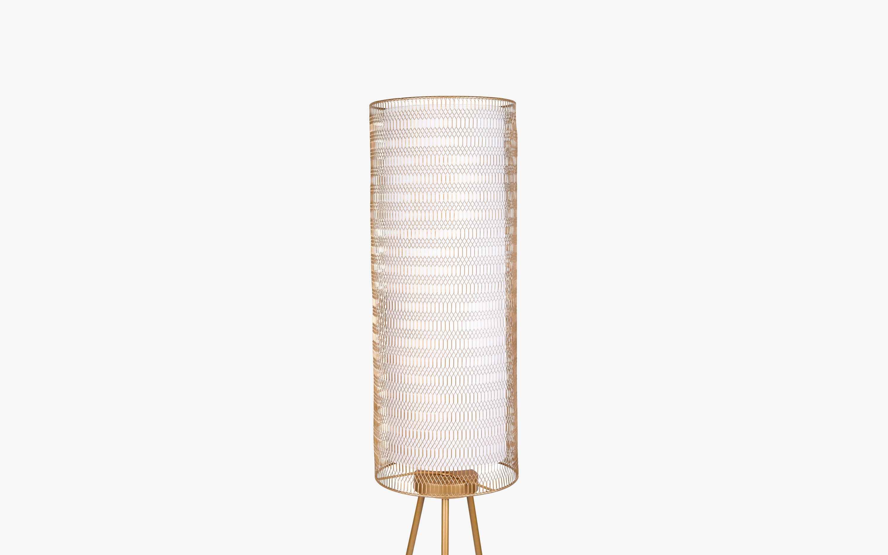 Rhombus Floor Lamp Gold