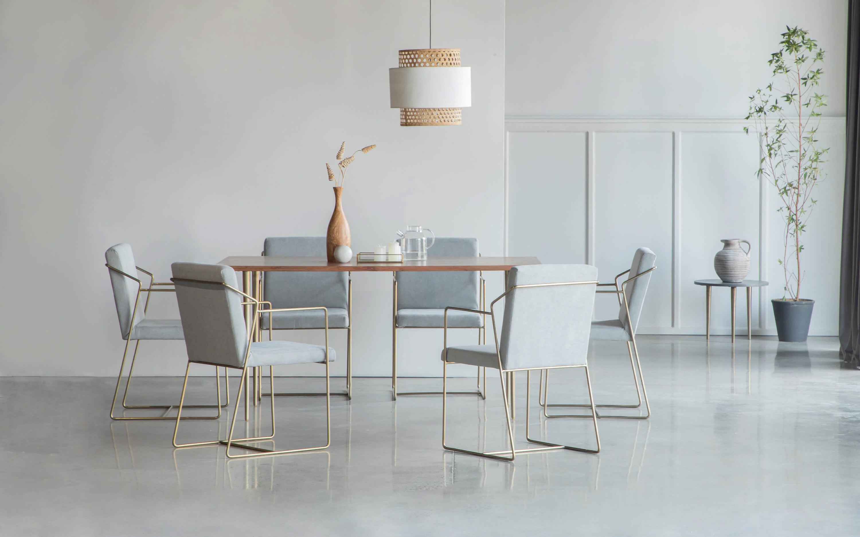 Toshi Dining Table With 6 Chairs