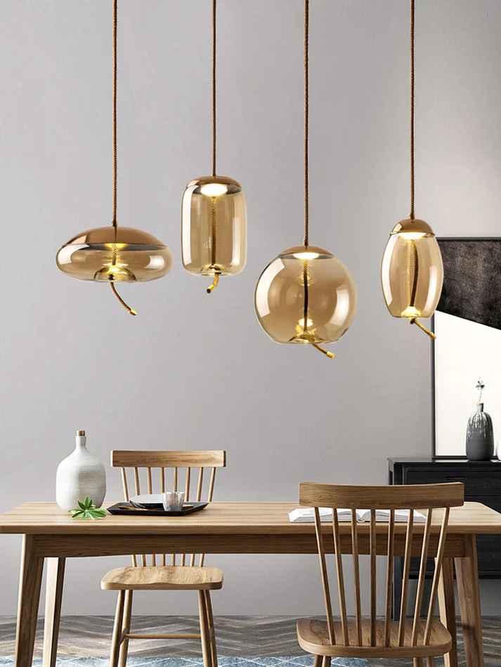 Led Cognac Pendant Lamp