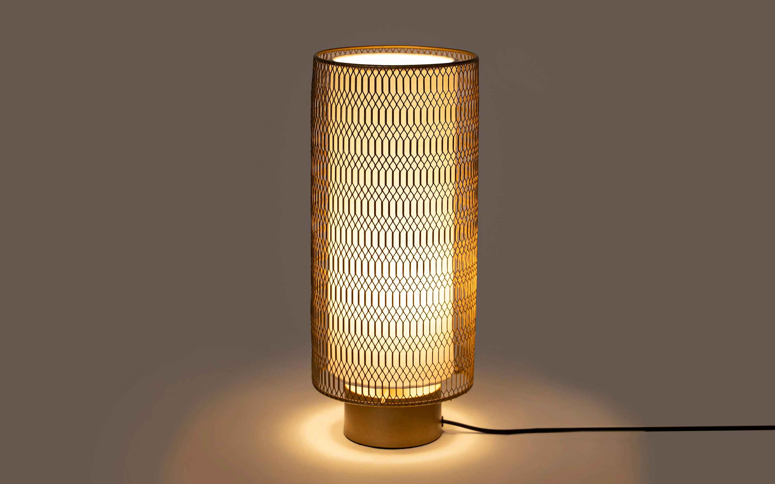 Rhombus Table Lamp Gold