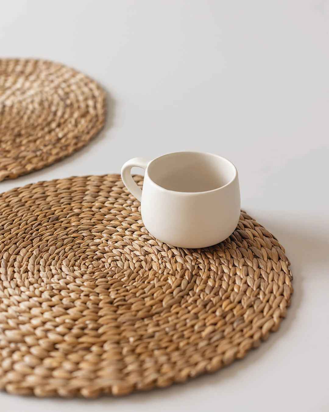 Wicker Placemats Set - Arrow Weave