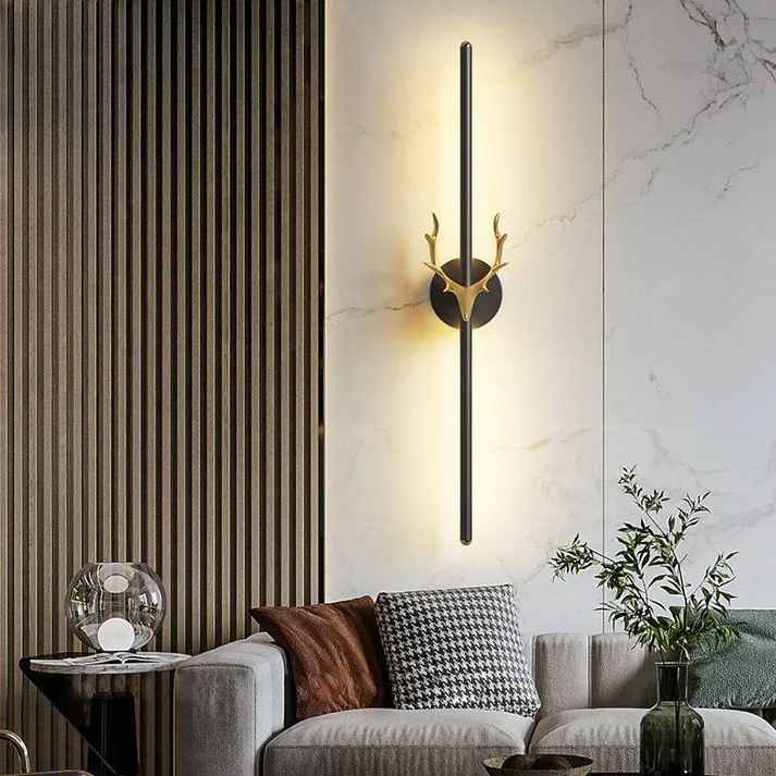 Modern Long Deer Led Wall Lamp