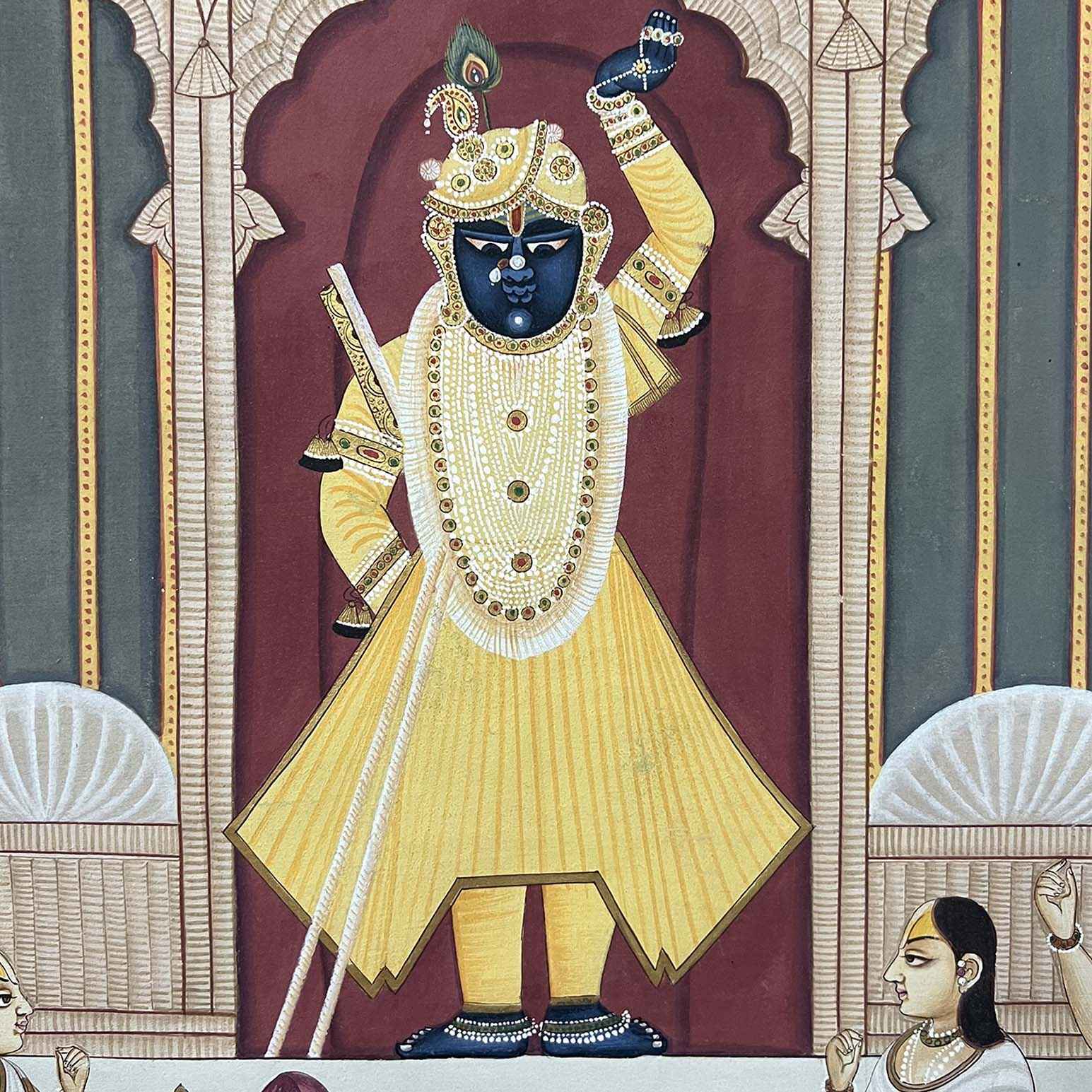 Shrinathji & Krishna