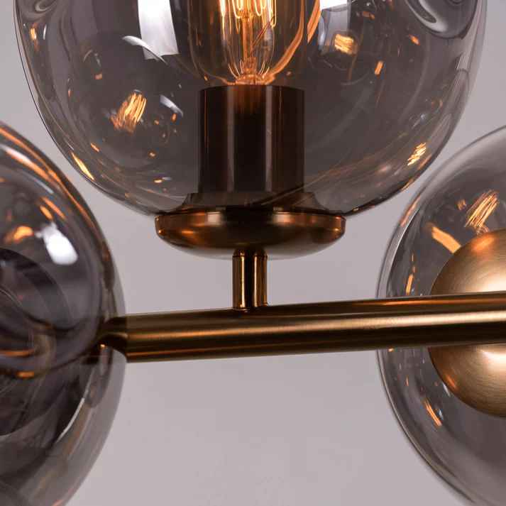 Smoky Glass Chandelier