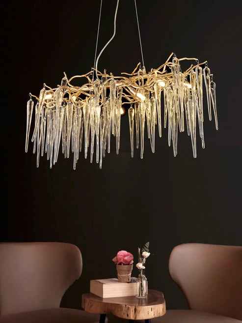 Modern French Branch Chandelier