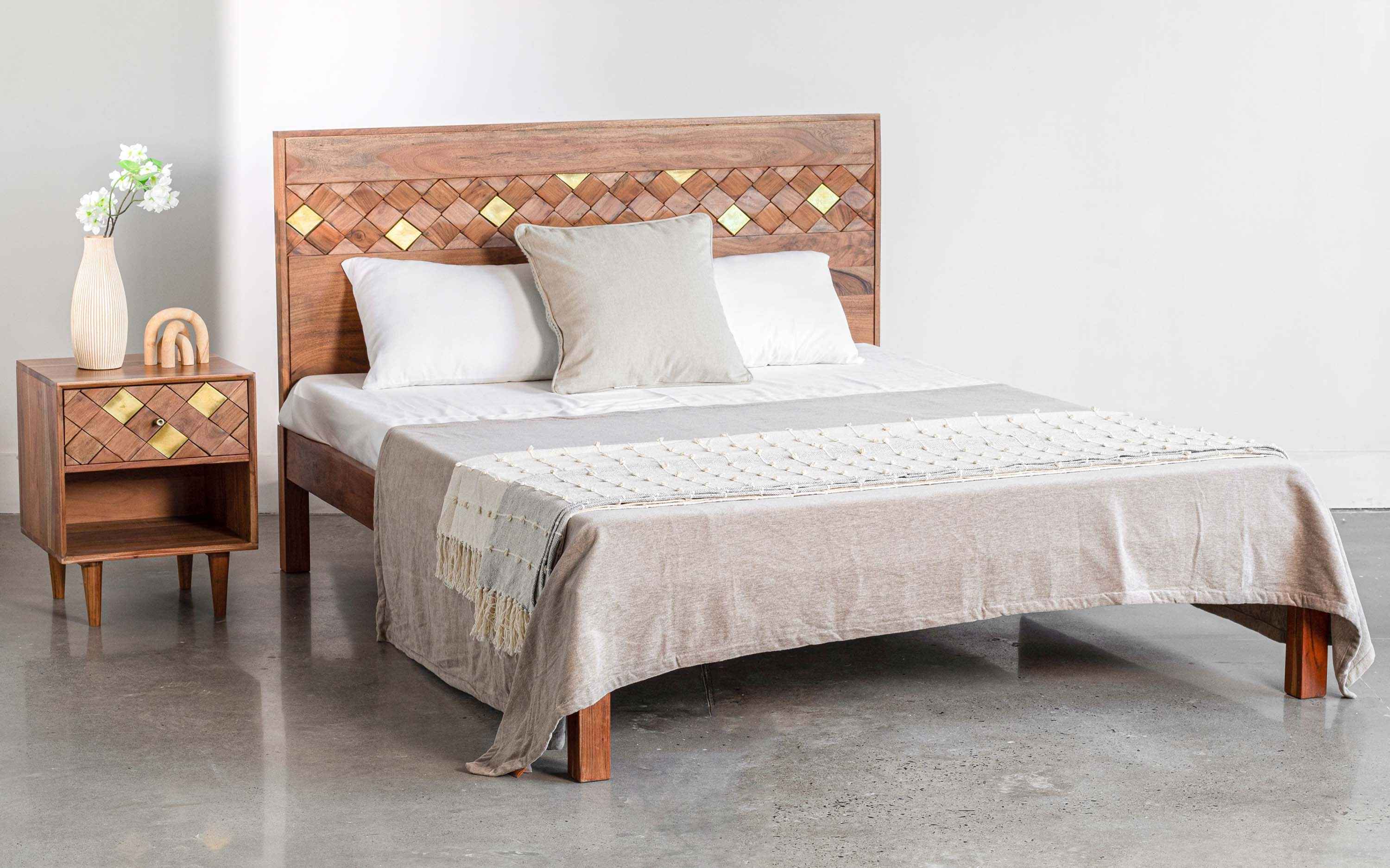 Milan Queen Non Storage Bed