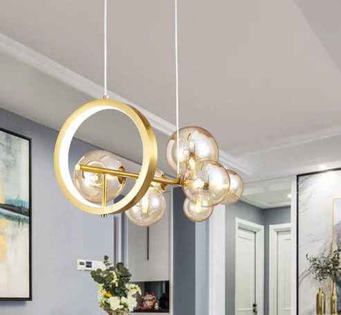 Nordic Modern Glass Chandelier