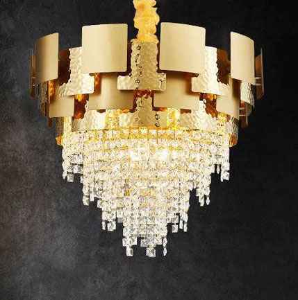 Gold Plated Led Chandelier