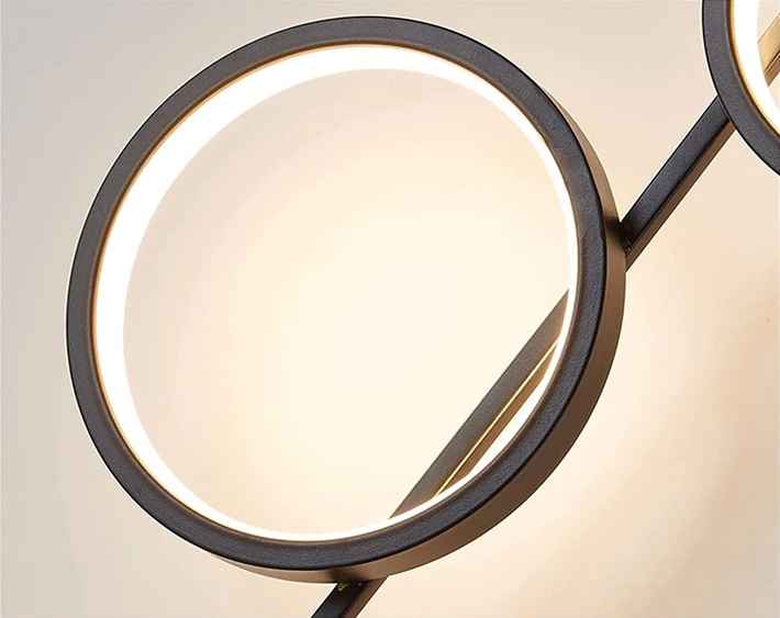 Black Circle Wall Light