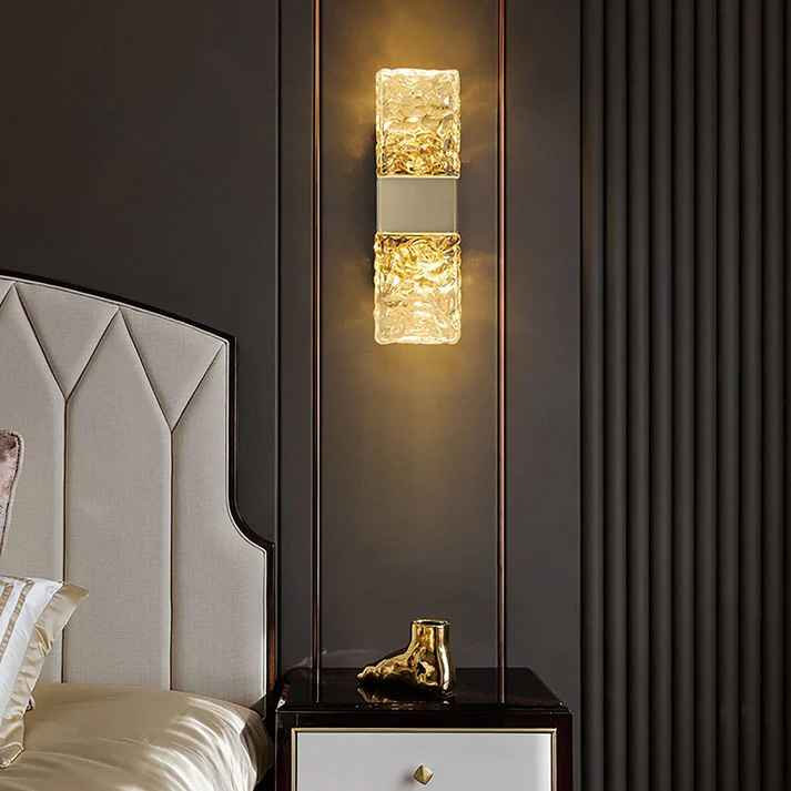 Rectangle Crystal Wall Sconce