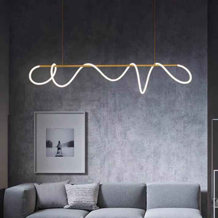 Metallic Led Chandelier