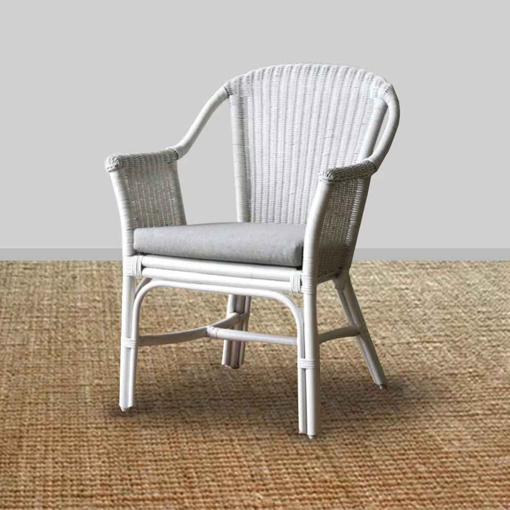 Tuscany Woven Rattan Chair - Brown Wash