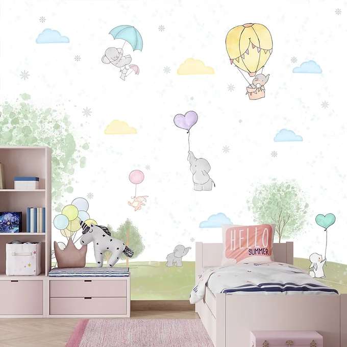 Customised Fairies Wallpaper Theme for Girls Room