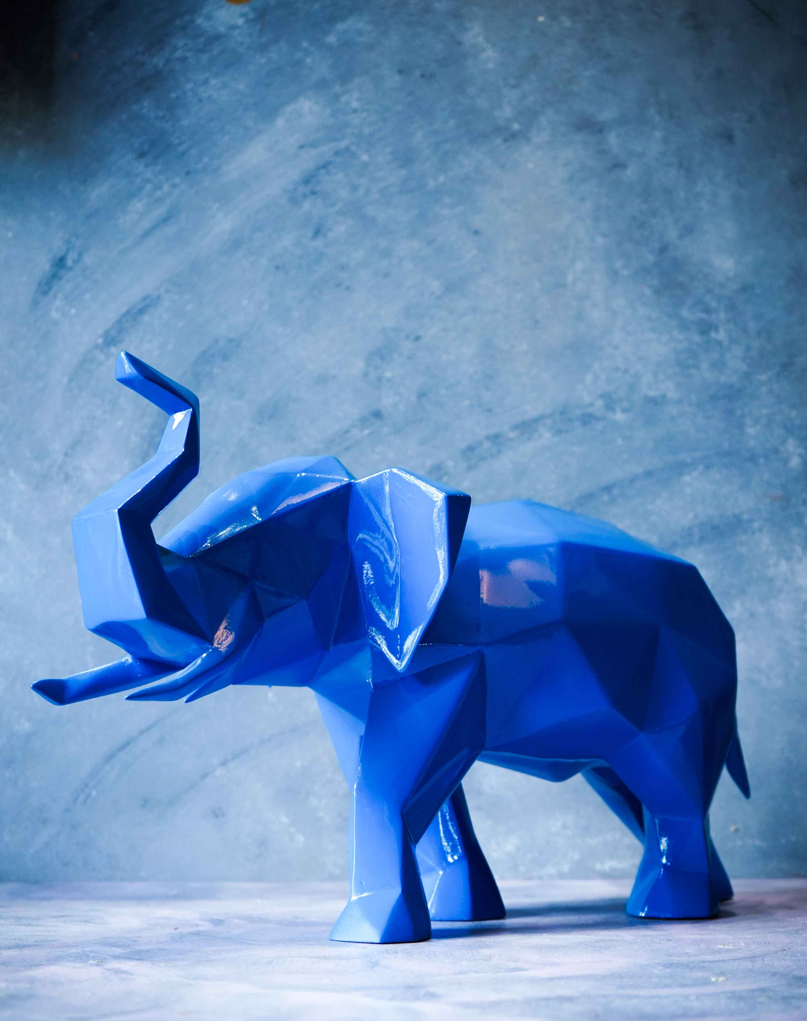 Hand-Painted Elephant