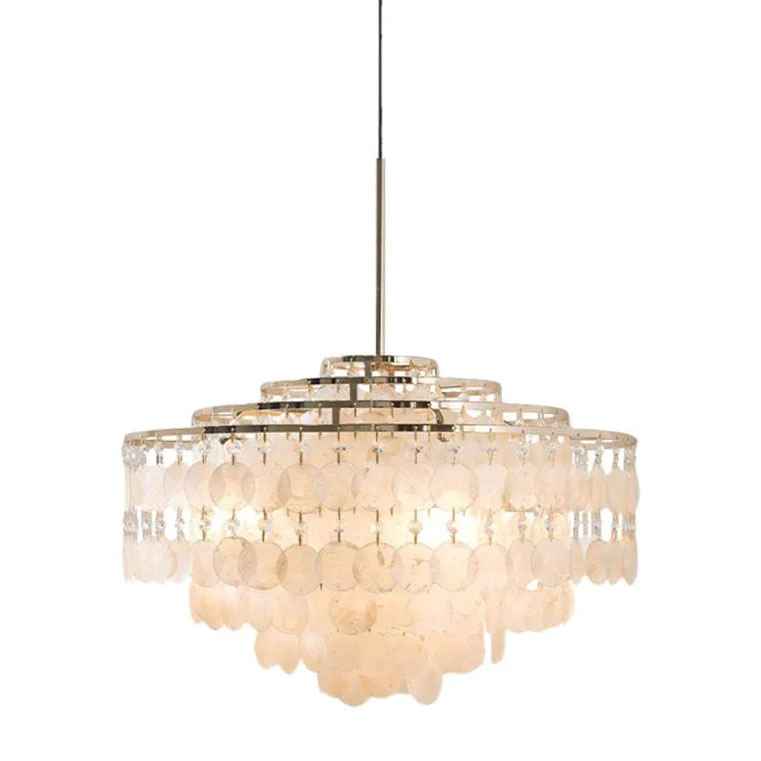 Gold Plated Metal Led Chandelier