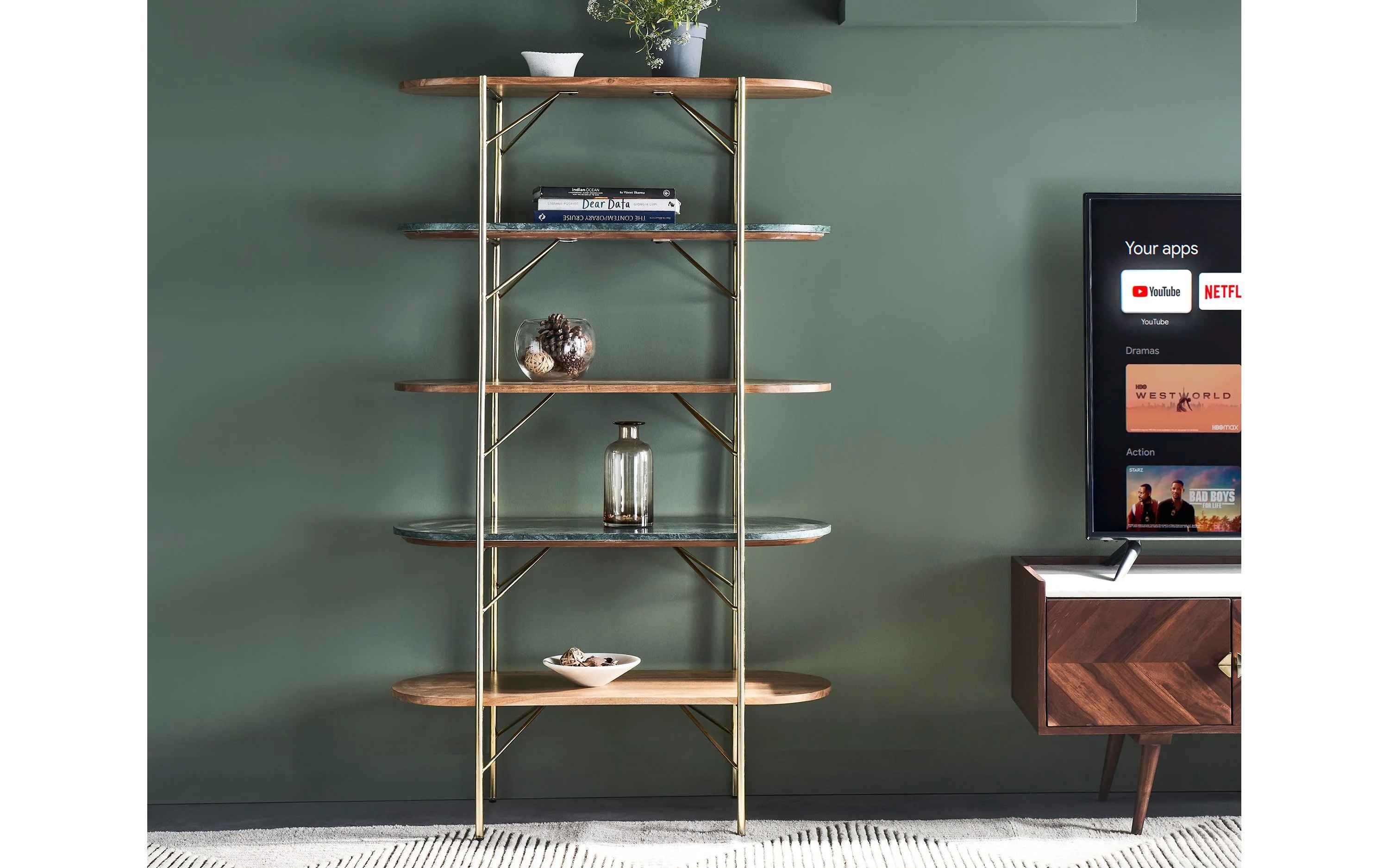 Jade Bookshelf