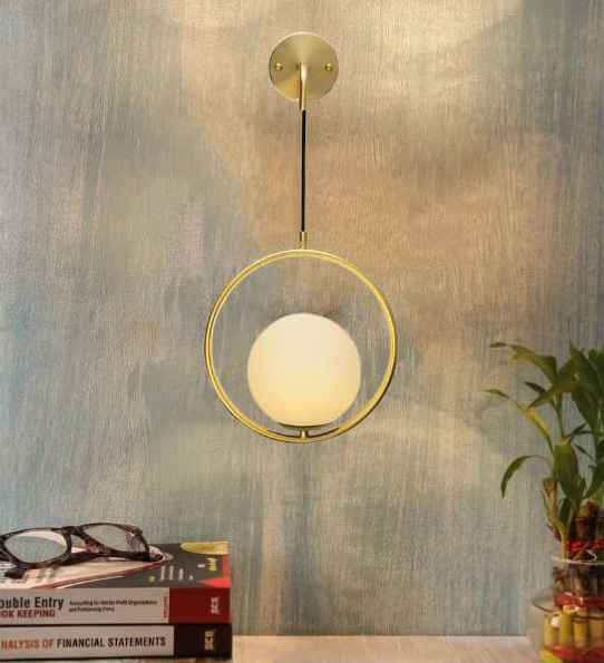 Ring Globe Wall Lamp