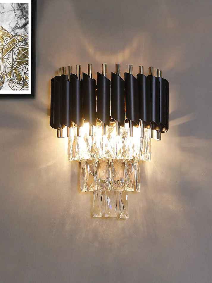 Crystal Gold Wall Light