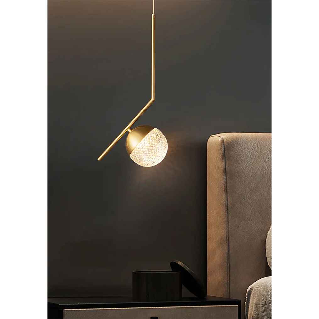 Crystal Ball Pendant Lamp